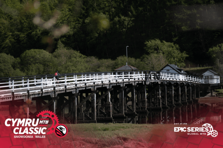 CYMRU MTB logo bridge shot