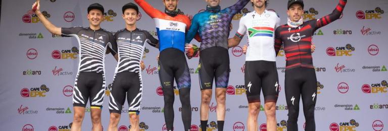 Hans Becking (Holland) and José Dias (Portugal) of Buff Scott MTB claimed another stage victory