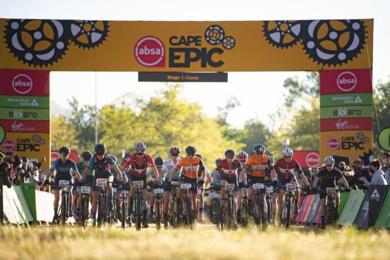 The beginning of the Cape Epic Stage 1