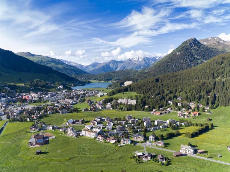 Overhead shot of Graubünden 
