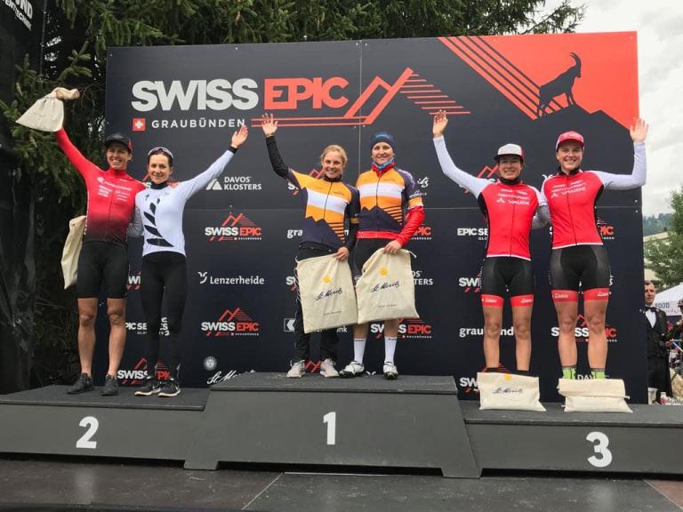 Swiss Epic finals platform with Lüthi on the 1st place 