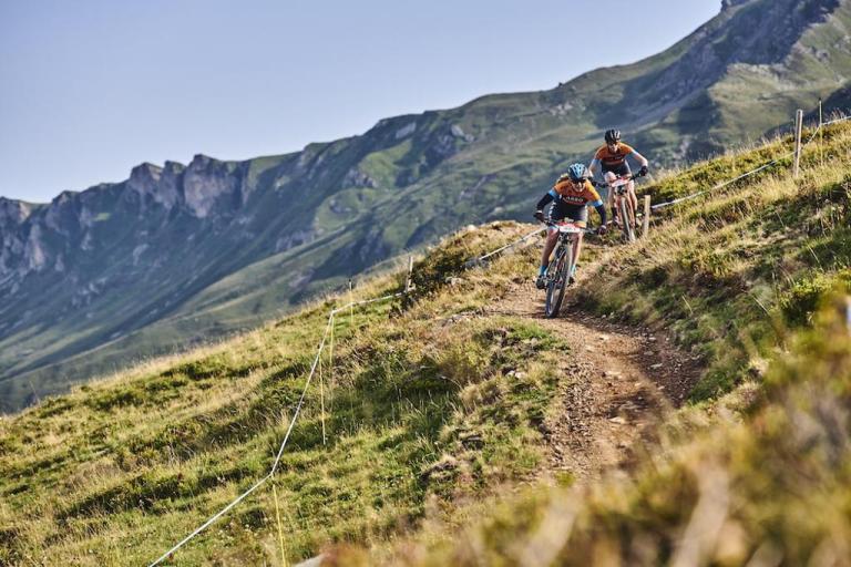 During Stage 4 of the 2019 Swiss Epic from St. Moritz to St. Moritz, Graubünden, Switzerland on 23 August 2019. Photo by Marius Holler.