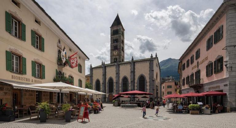 Picturesque Valposchiavo Village 