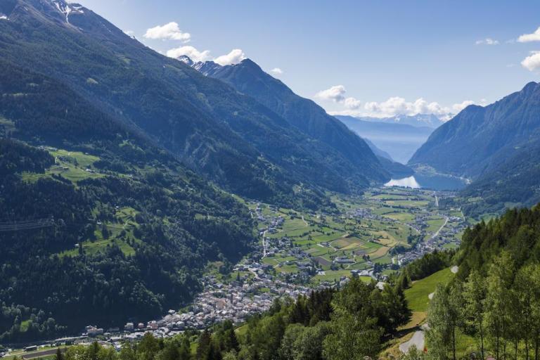 The valley in the Graubünden region of the Swiss Epic