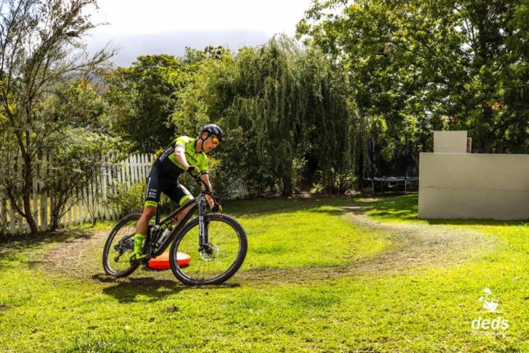 Backyard bike training course