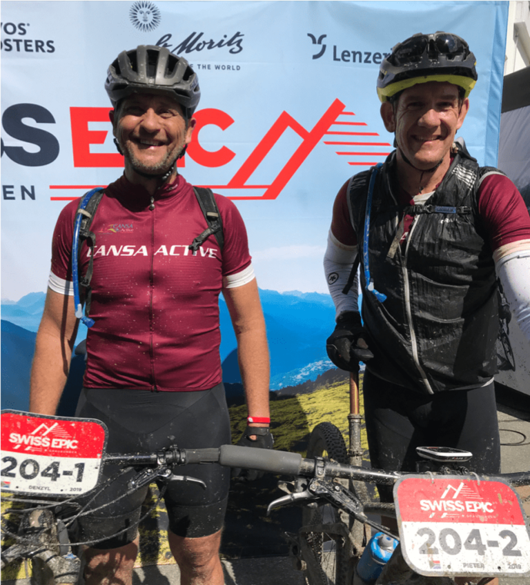 South African duo Team Intrepid on the Swiss Epic