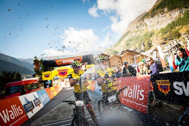 during Stage 5 of the 2018 Perskindol Swiss Epic held in Zermatt, Valais, Switzerland on 15 September 2018. Photo by Marius Maasewerd.