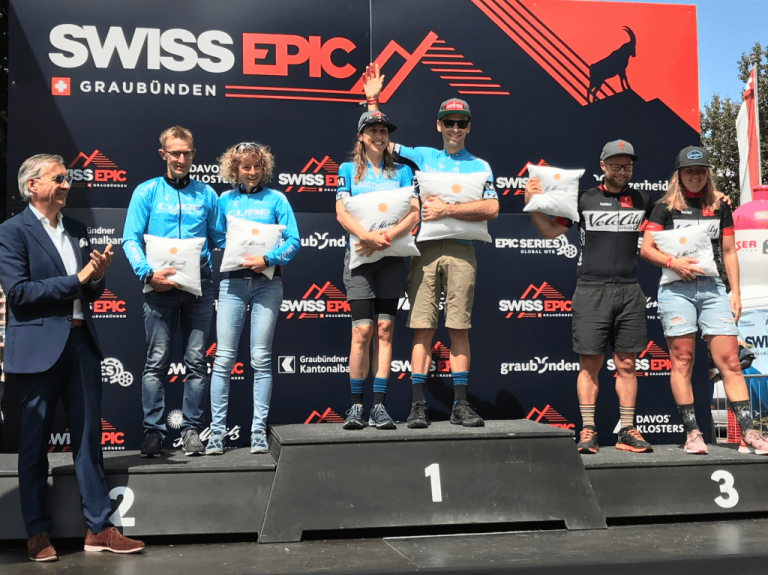 1st 2nd and 3rd place for the Swiss Epic