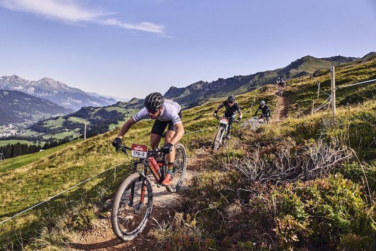 During Stage 4 of the 2019 Swiss Epic from St. Moritz to St. Moritz, Graubünden, Switzerland on 23 August 2019. Photo by Marius Holler