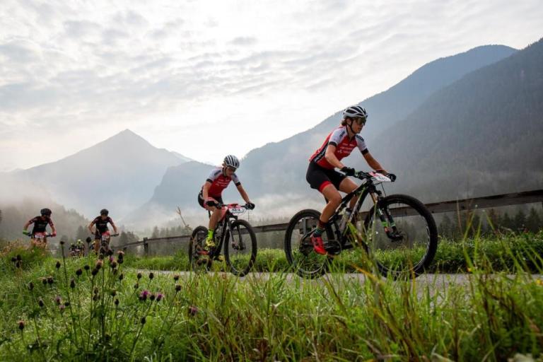 Alice PIRARD and Stefanie DOHRN during Stage 5 of the 2019 Swiss Epic from Lenzerheide to Davos, Graubünden, Switzerland on 24 August 2019