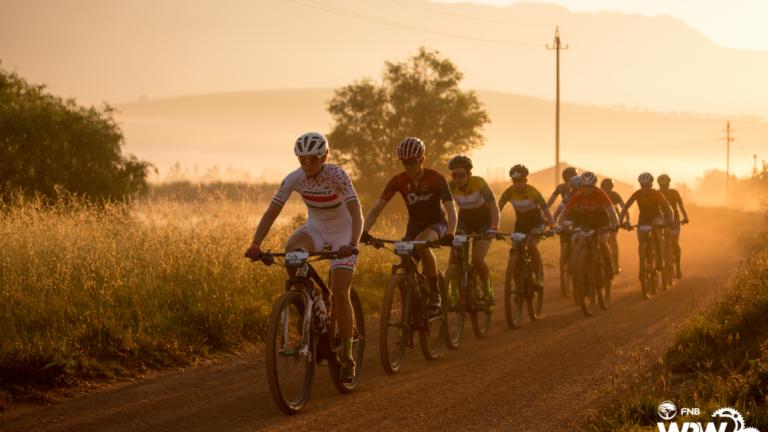 Barbara Benko leads the FNB W2W Elite Women. Photo: Dwayne Senior [FNB Wines2Whales]