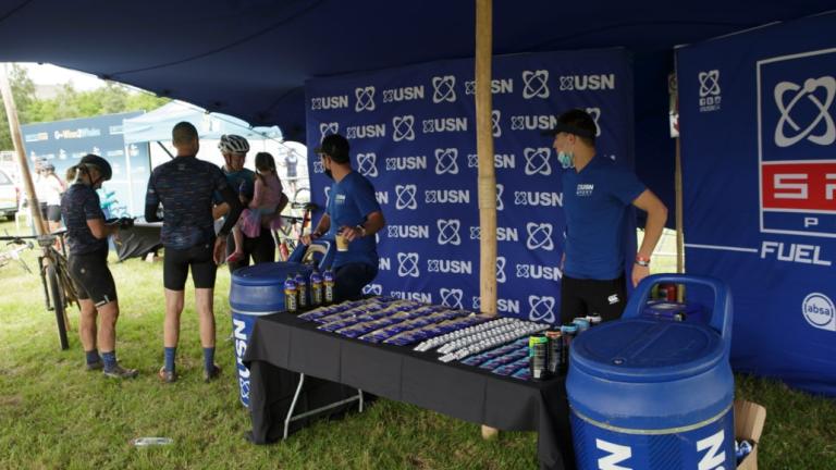 A Sports' nUtrition stand [FNB Wines2Whales]