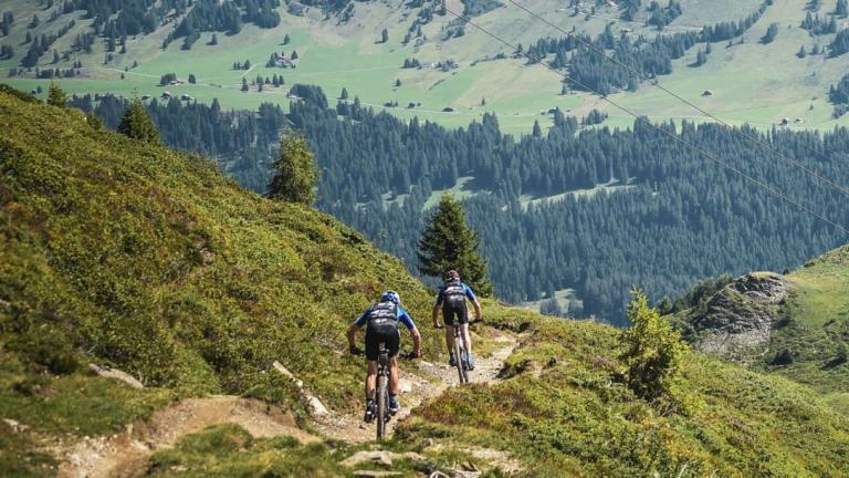 Bikers modeling Scatta equipment [Swiss Epic]
