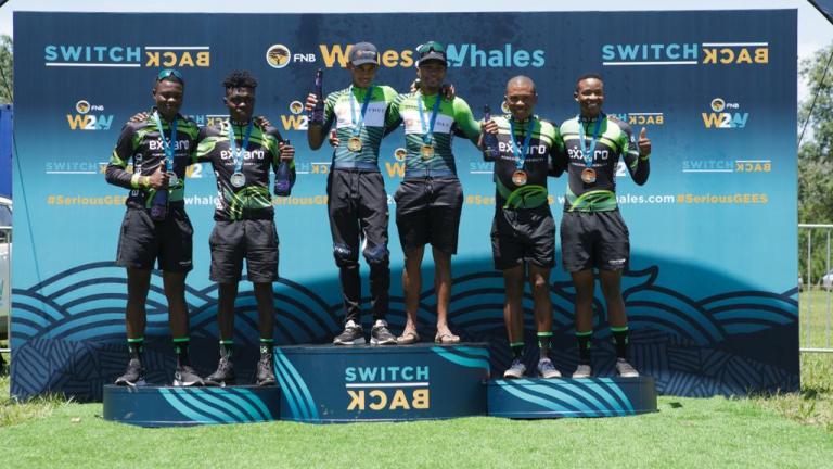 The Finals podium at Lourensford [Wines2Whales]