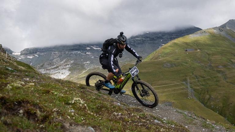 Bulls bike partner Stefan Sahm the cameraman [Swiss Epic]