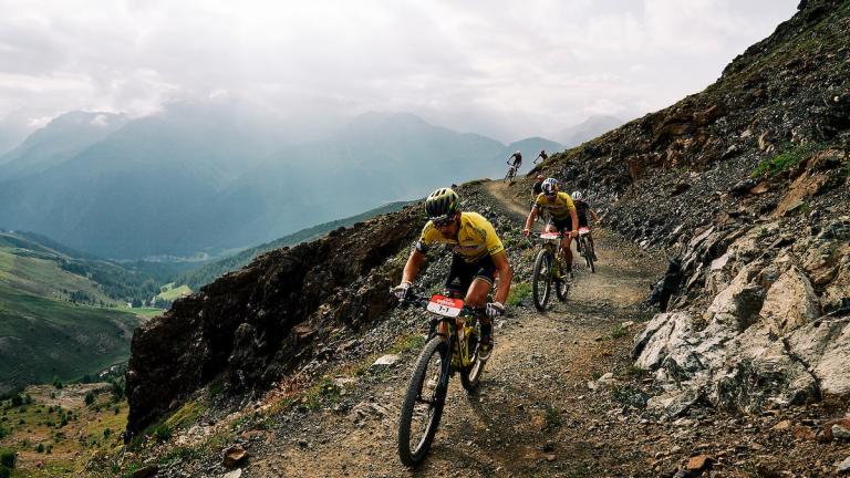 Nino SCHURTER and Lars FORSTER during Stage 5 of the 2020 Swiss Epic from Davos to Davos, Graubünden, Switzerland on 22 August 2020. Photo by Michael Chiaretta. [Swiss Epic]