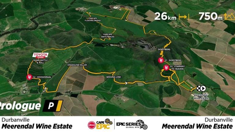 Cape Epic Prologue Map 2024