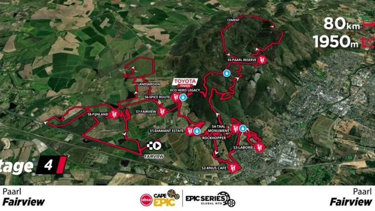 Cape Epic Stage 4 Map 2024