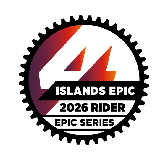 Rider Badge for the 2026 edition of 4Islands Epic