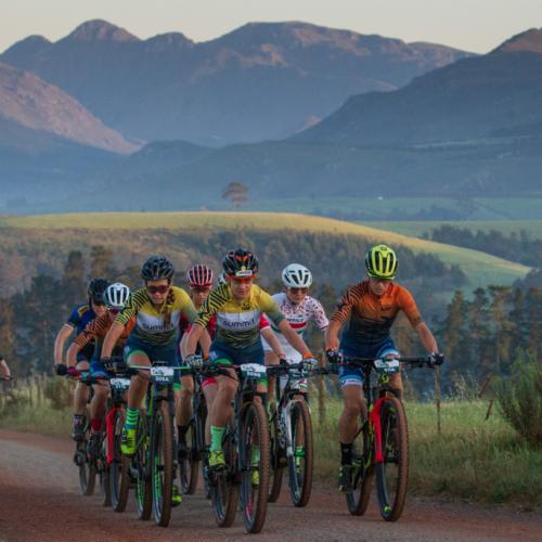 A ton of female bikers on the [FNB Wines2Whales]
