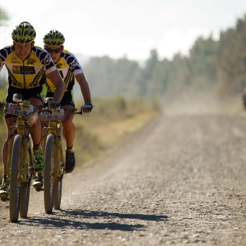 Evidence of the worn brake pads. Photo by Nick Muzik [FNB Wines2Whales]