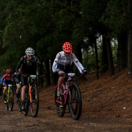 The Elite Women during the 2019 FNB Wine2Whales Chardonnay 3 day mountain bike event Stage 1 from Lourensford to Oak Valley. Image by Xavier Briel [FNB Wines2Whales]