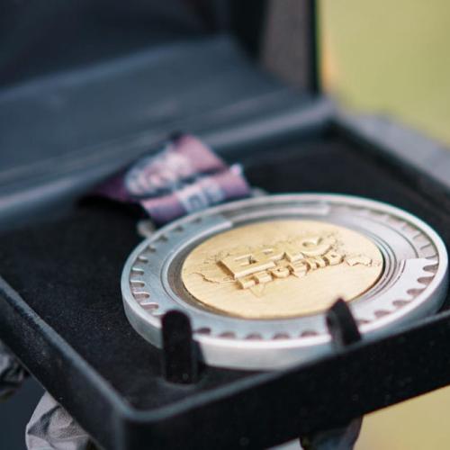 Close up of the Swiss Epic Medal [Swiss Epic]