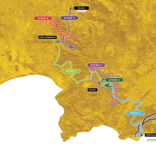 Absa Cape Route outlined [Absa Cape Epic]
