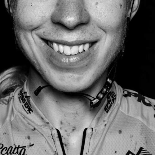 Close up of Annika Langvad [Swiss Epic]