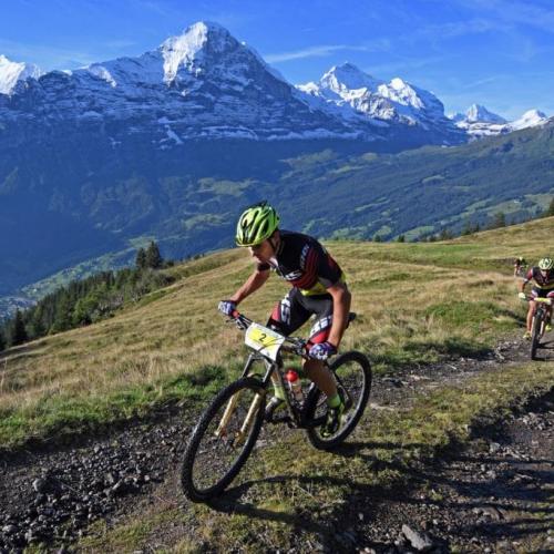 during Stage 1 of the 2018 Perskindol Swiss Epic held in Bettmeralp, Valais, Switzerland on 11 September 2018. Photo by Marius Maasewerd.  [Swiss Epic]