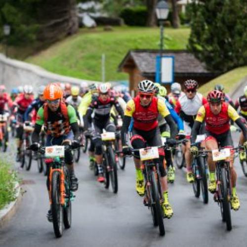 Bikers in the rain [Swiss Epic]