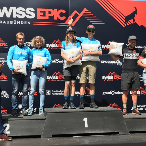 Swiss Alps finals platform for 1st 2nd and 3rd [Swiss Epic]
