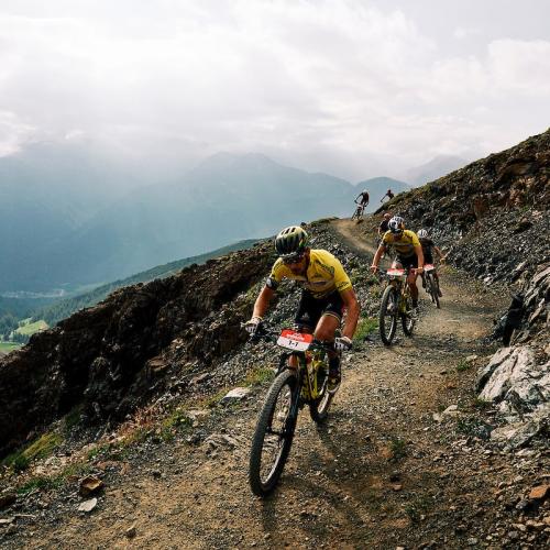 Nino SCHURTER and Lars FORSTER during Stage 5 of the 2020 Swiss Epic from Davos to Davos, Graubünden, Switzerland on 22 August 2020. Photo by Michael Chiaretta. [Swiss Epic]
