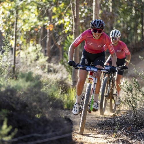 Candice Lill has four FNB Wines2Whales titles on her palmarès, and could be the first rider, man or woman, to reach five. Photo by Max Sullivan. 