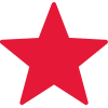red icon of a star